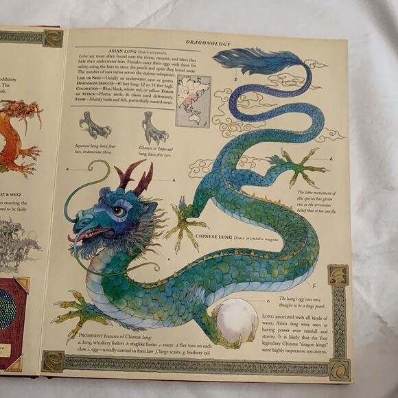 Dragonology The Complete Book Dragons Red Book Species History Behavior Taming - Picture 9 of 12